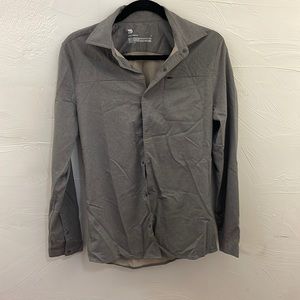 all in motion Grey Button Up